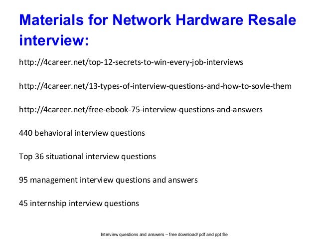 Hardware Interview Questions And Answers Pdf
